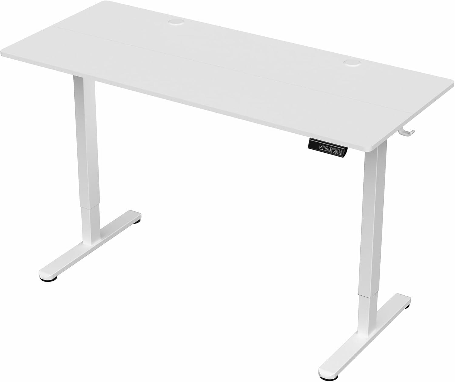 VIVO 55" x 24" Electric Sit Stand Desk, Height Adjustable Workstation (E155TB series)