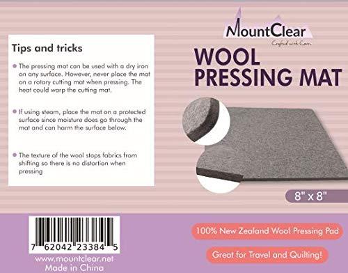 Wool Ironing Mat-Pad Made with 100% New Zealand Wool Pressing Pad Great for Trav