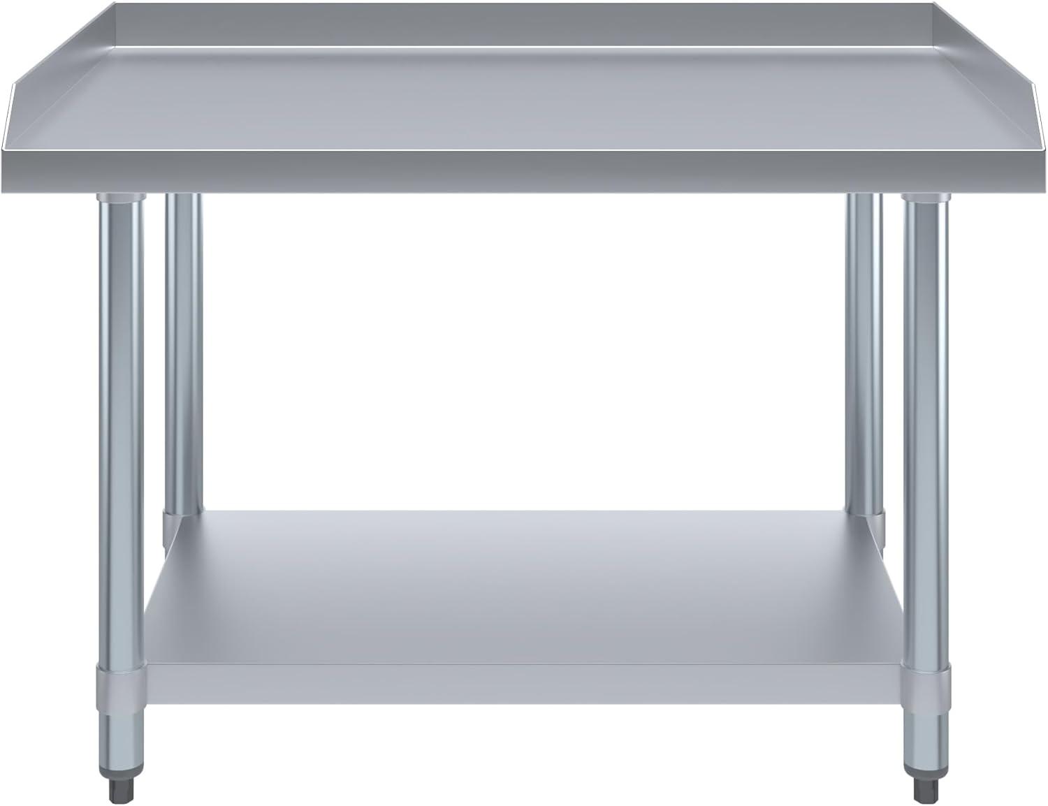 Stainless Steel Equipment Stand - Heavy Duty, Commercial Grade, with Undershelf, NSF Certified