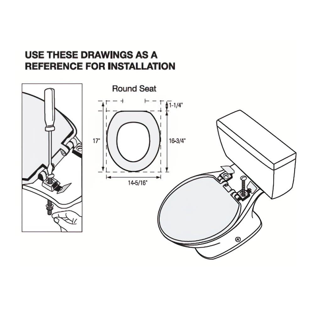 KOHLER 4636-RL-0 Cachet ReadyLatch Elongated Toilet Seat, Quiet-Close Lid and Seat, Countoured Seat, Grip-Tight Bumpers and Installation Hardware, White