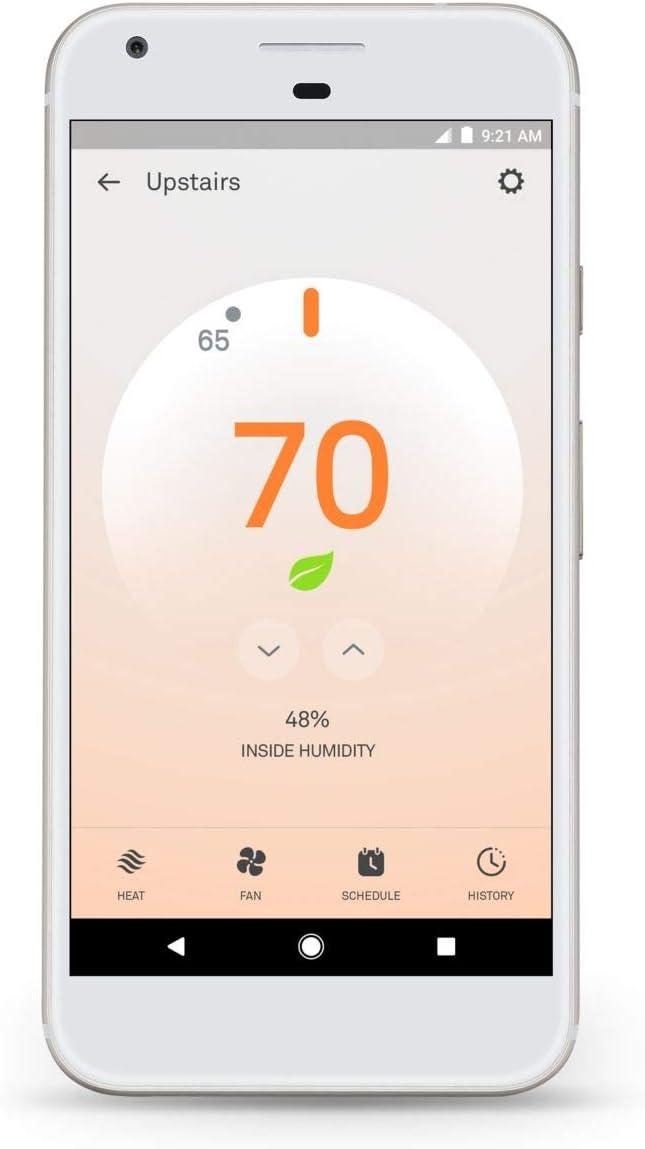 Restored Nest, T3007ES, Learning Thermostat, 3rd generation (Refurbished)