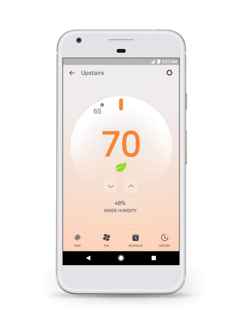 Restored Nest, T3007ES, Learning Thermostat, 3rd generation (Refurbished)