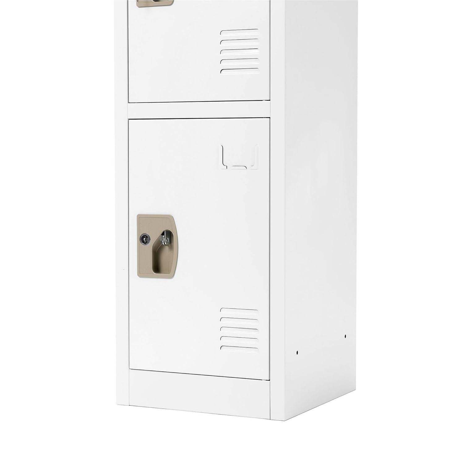 AdirOffice 12'' Wide Steel 4-Tier School and Gym Locker