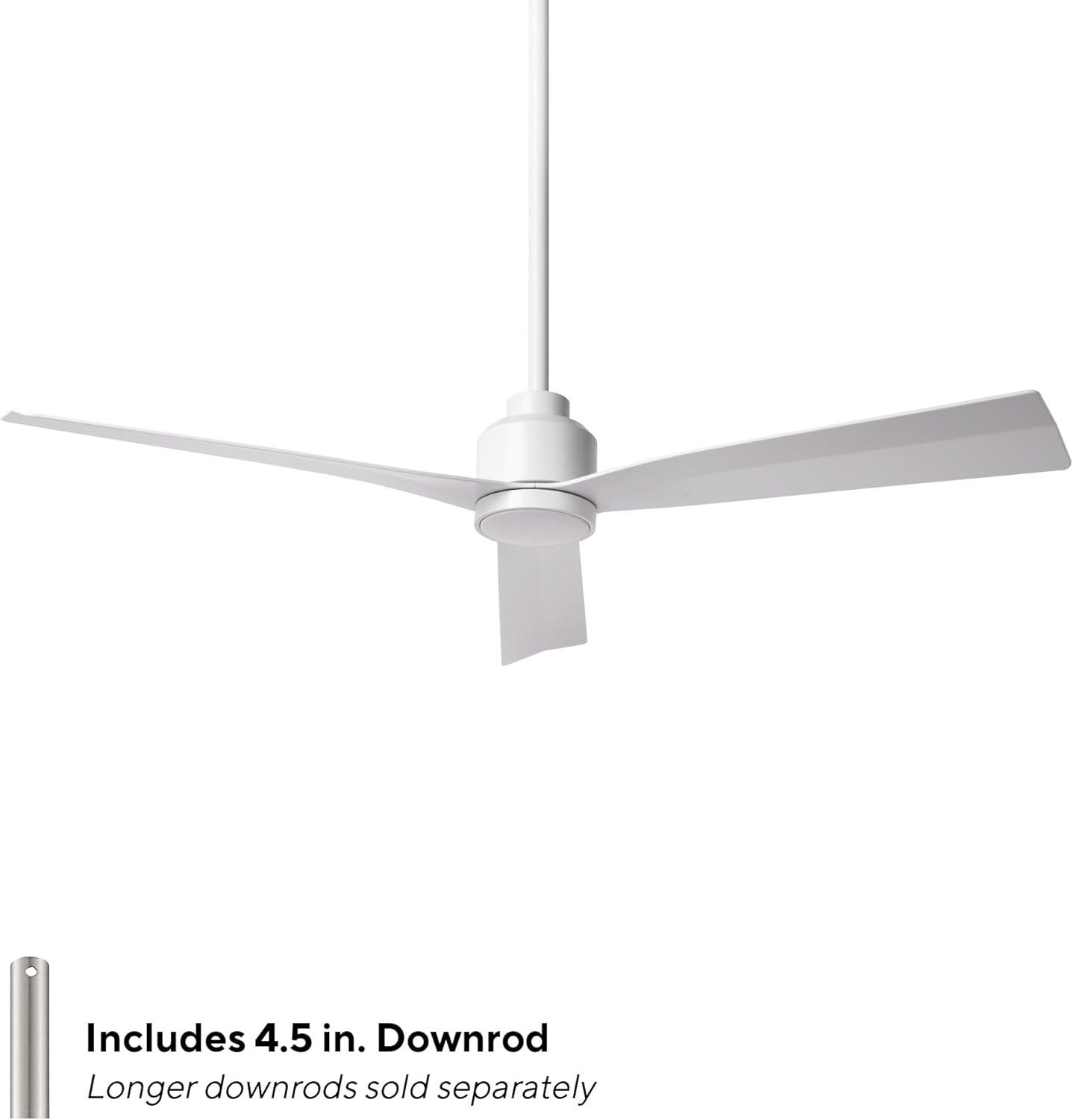 52" Smart Home Compatible 3 Blade Smart Ceiling Fan with Remote