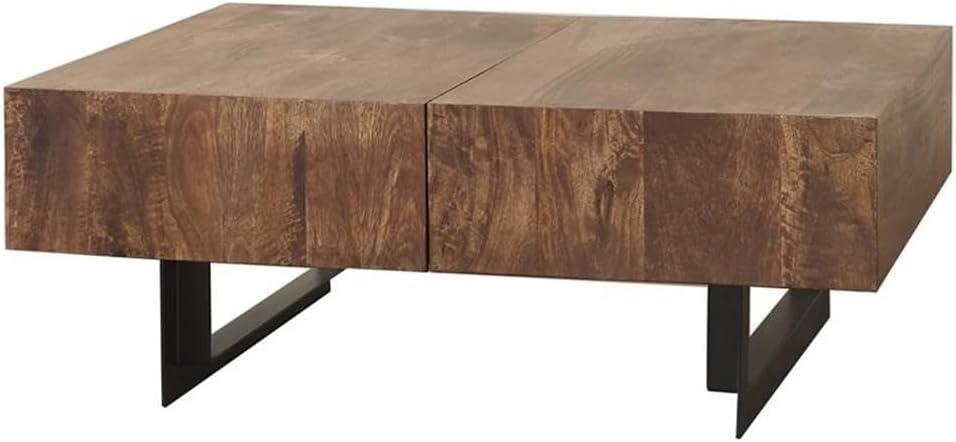 Mullins Extendable Sled Coffee Table with Storage