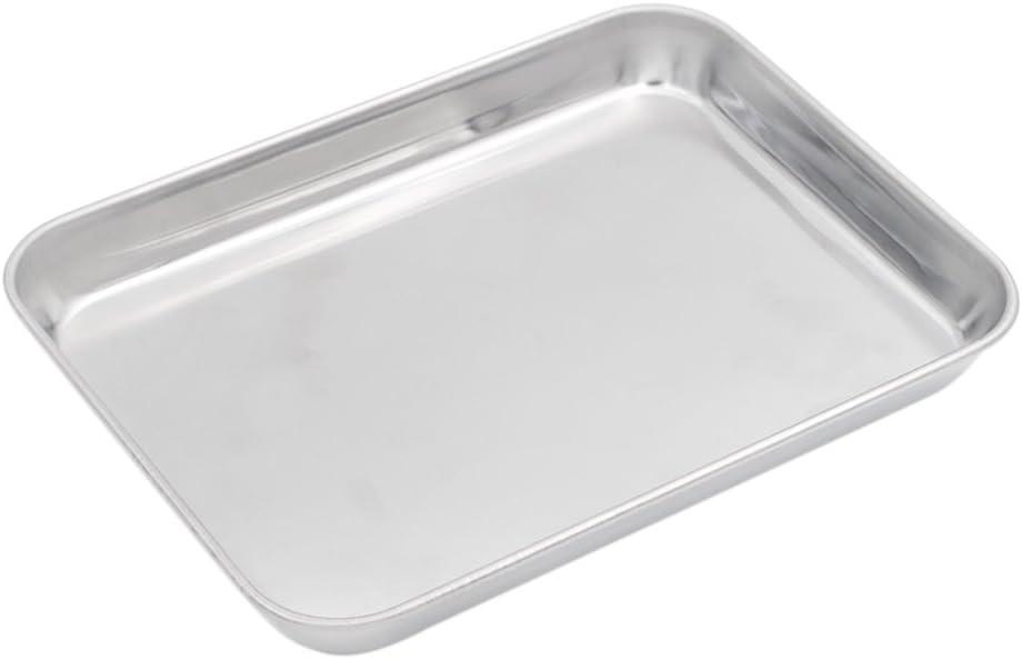 Mlfire Baking Sheets and Racks Set Stainless Steel Baking Sheet Chef Baking Sheet with Wire Rack Set for Oven and Dishwasher Non Toxic Heavy Duty Easy Clean Cooling Rack Set