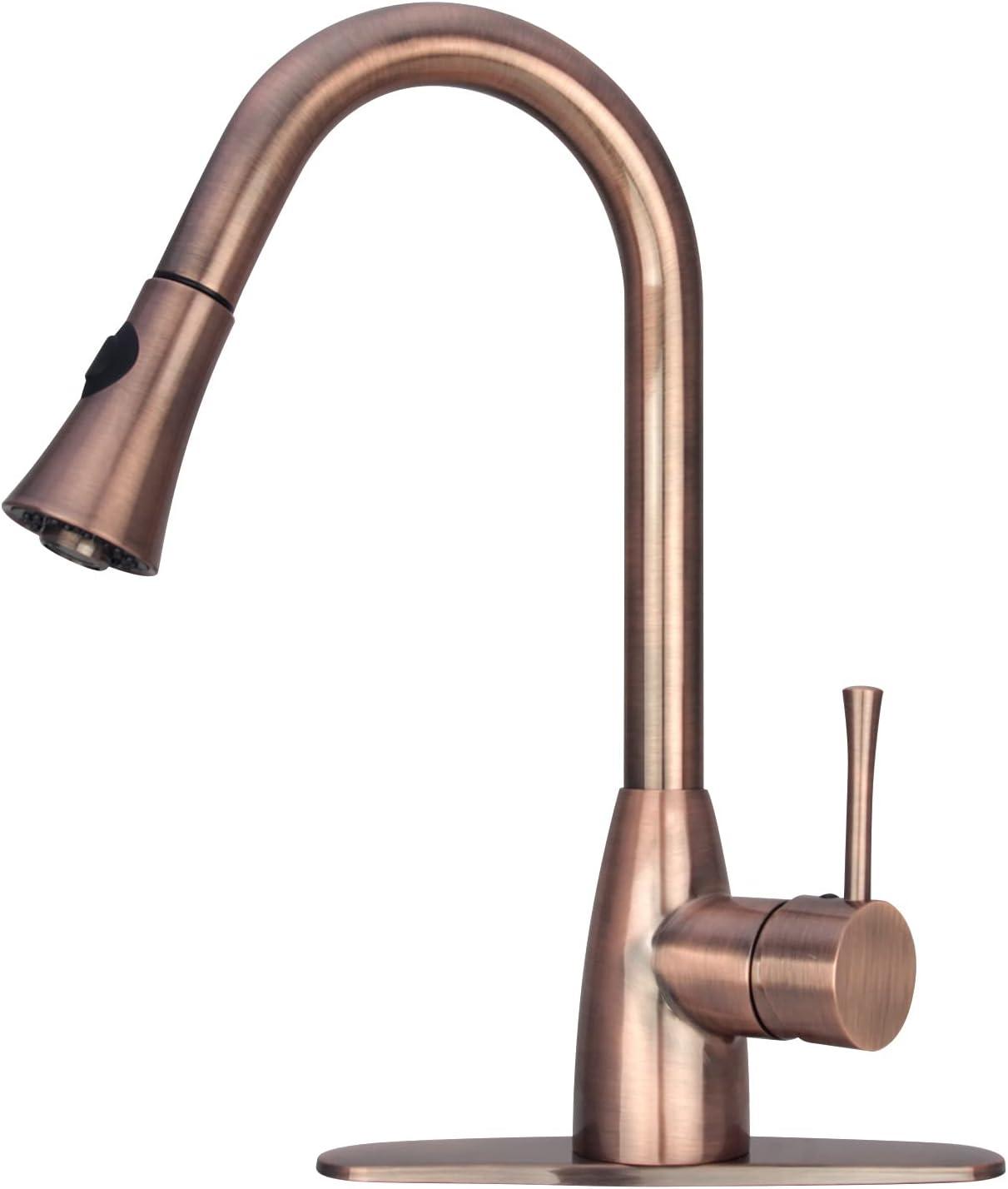 Pull Down Single Handle Kitchen Faucet