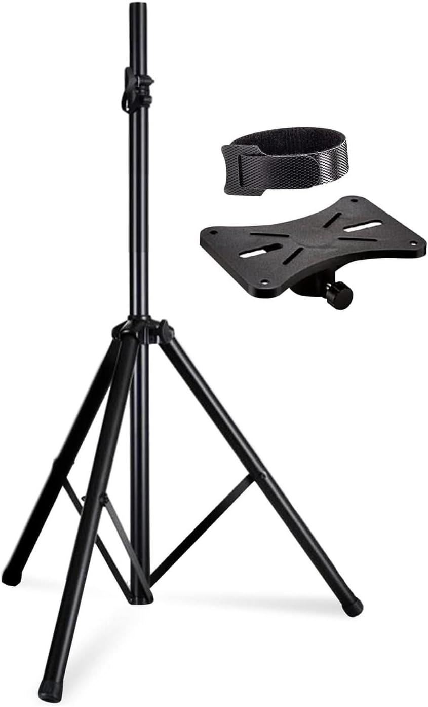 Arlmont & Co. 5 Core Speaker Stand Height Adjustable PA DJ Tripod Studio Monitor Stands w 35mm Compatible Insert
