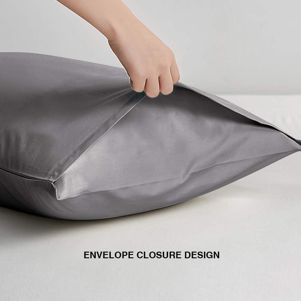 Unique Bargains Soft Comfortable Envelope Closure Polyester Pillowcases 2 Pcs