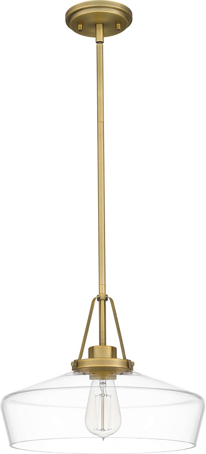 Quoizel Lighting Haven 1 - Light Pendant in  Aged Brass