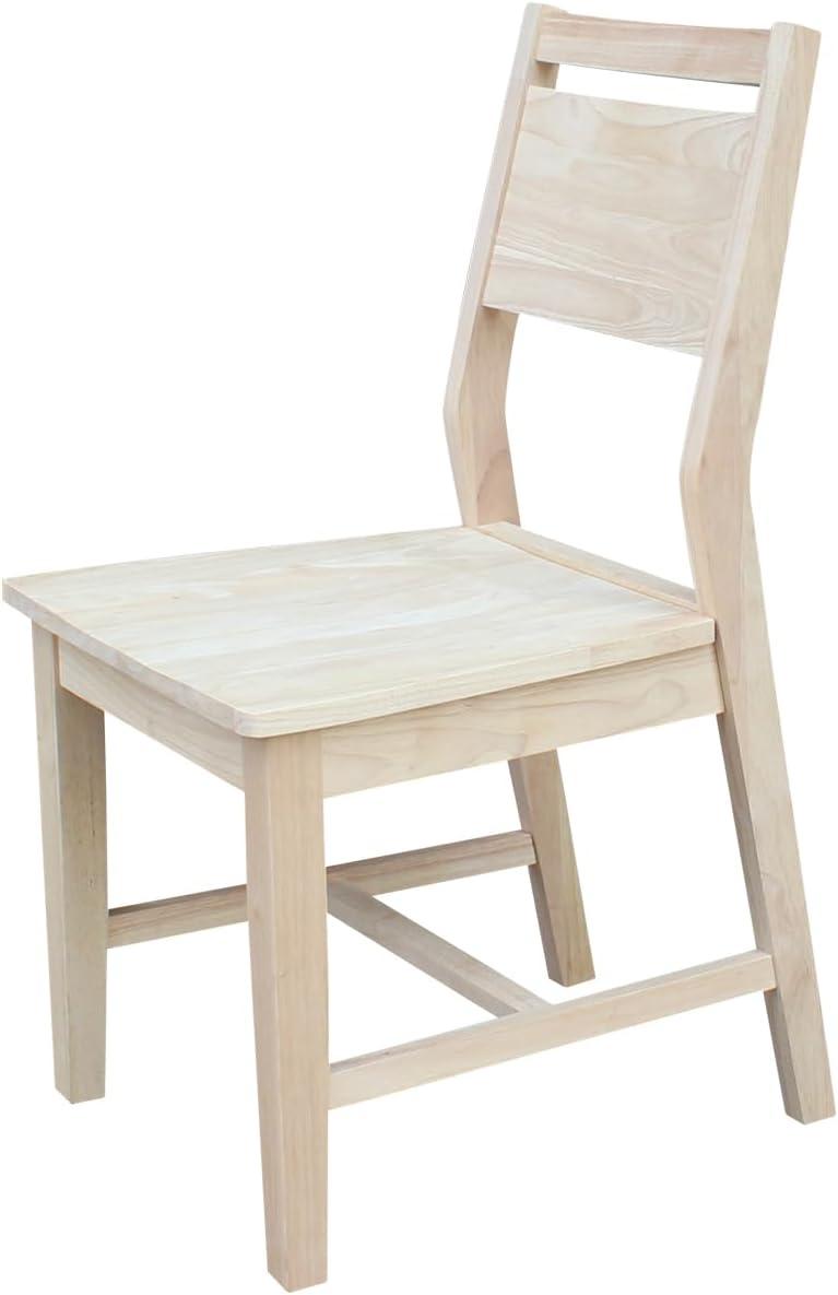 International Concepts Set of Two Aspen Panel Chairs