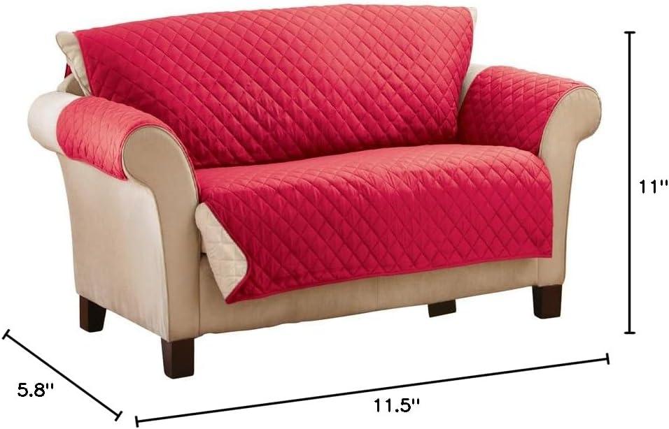 Collections Etc Reversible Quilted Furniture Protector Cover