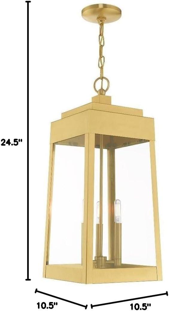 Livex Lighting Oslo 3 - Light Pendant in  Satin Brass