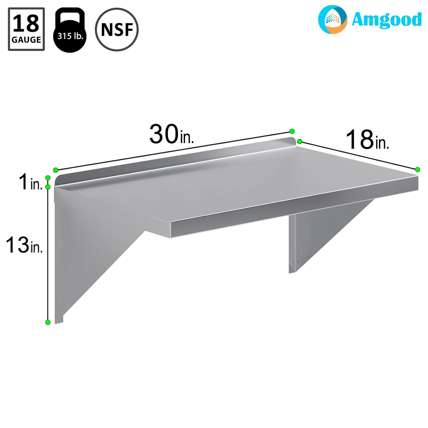 Amgood Utility Metal Wall Shelf. & Reviews | Wayfair