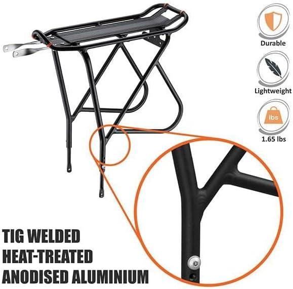Ibera Touring Carrier - Compatible with MIK and PAKRAK System - Durable, Lightweight Bike Rack for Secure Cargo Transport