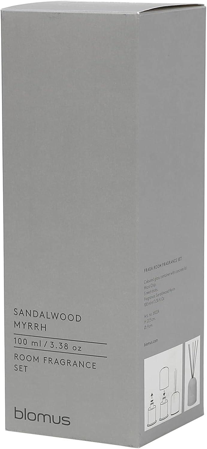 Subtle Sandalwood Myrrh 100ml Reed Diffuser with Concrete Cover