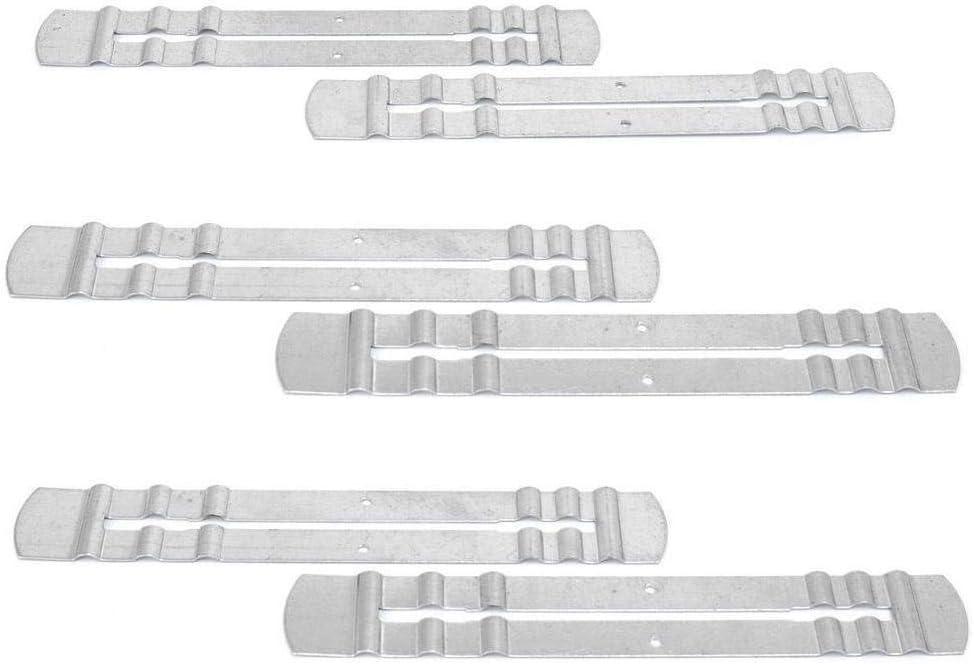 bedCLAW Anti-Wobble Bed Rail Shims, Set of 6 Steel Spacers for Loose Hook-On Side Rails