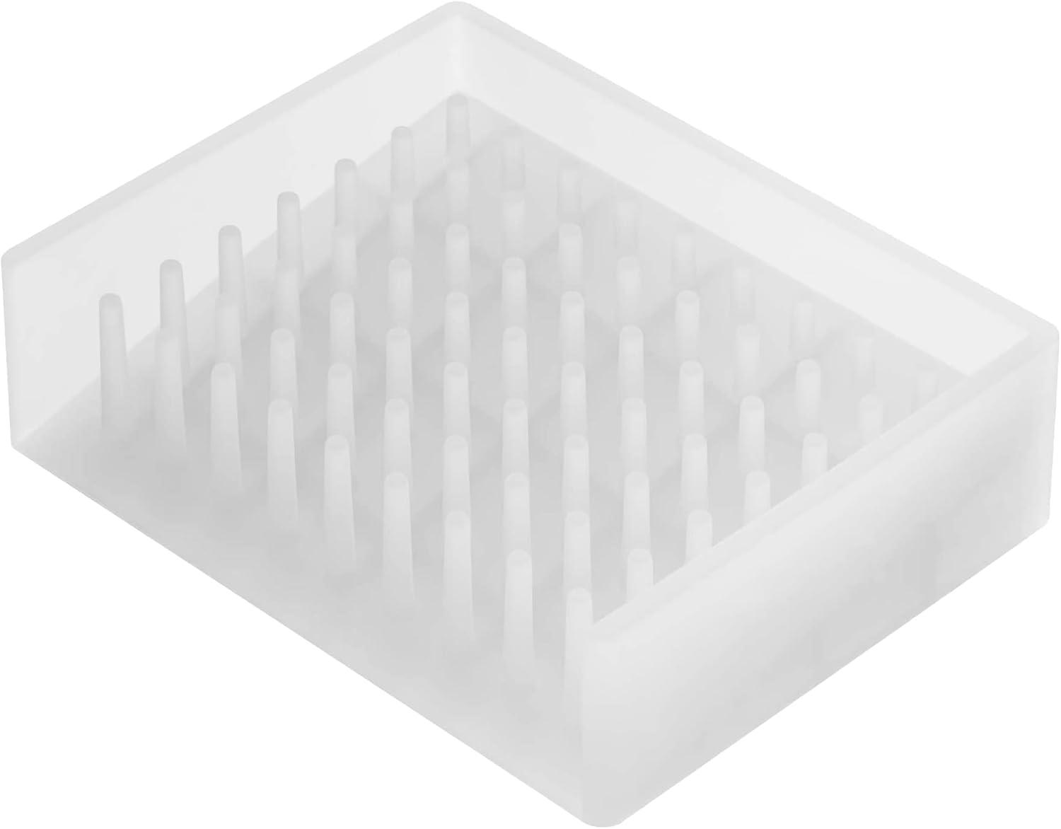 Yamazaki Home Yamazaki Home Self Draining Soap Tray - Floating Holder Dish For Sink, Silicone, No Assembly Req.