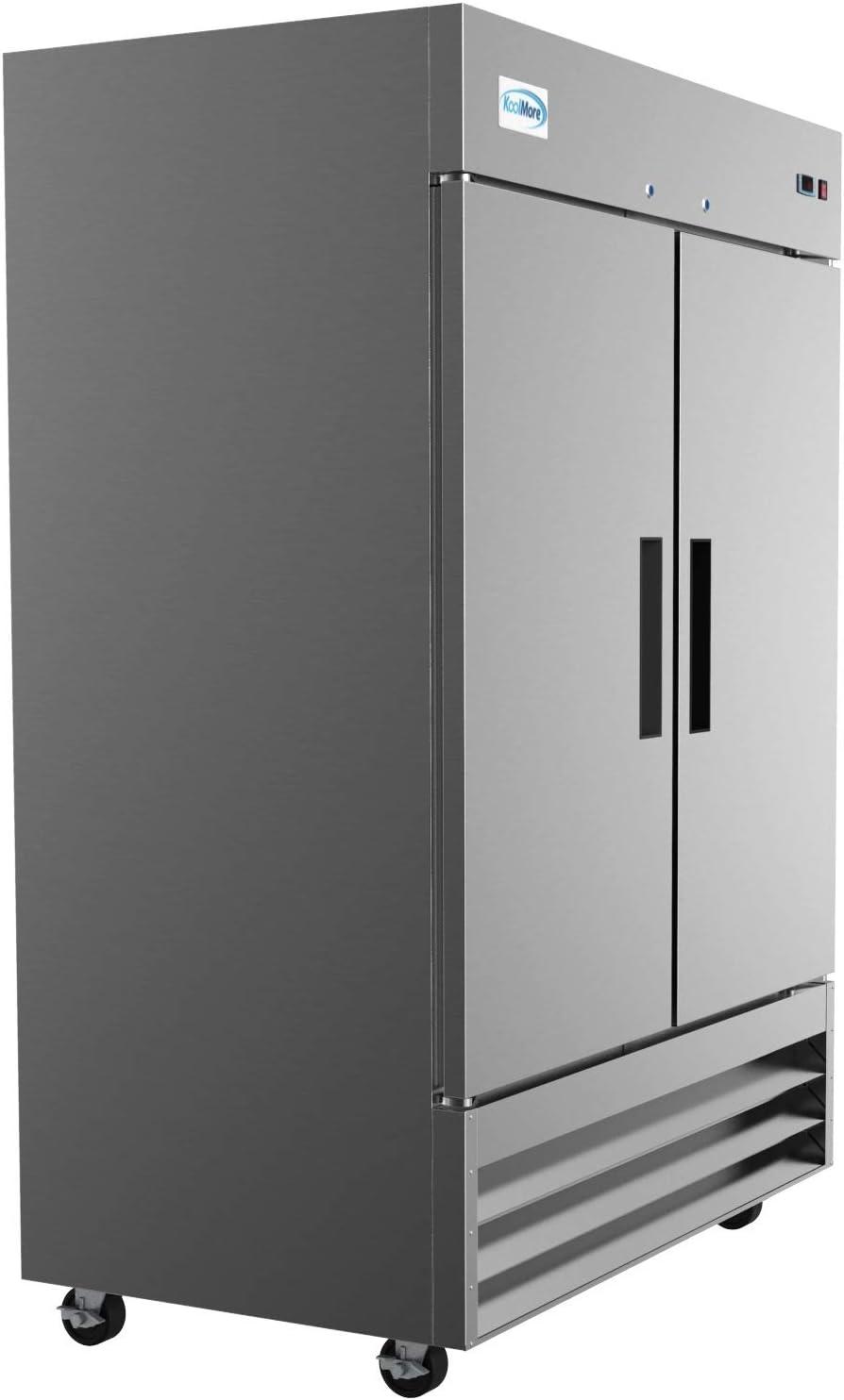 54 in. Two-Door Reach-In Refrigerator - 47 Cu Ft. RIR-2D-SS