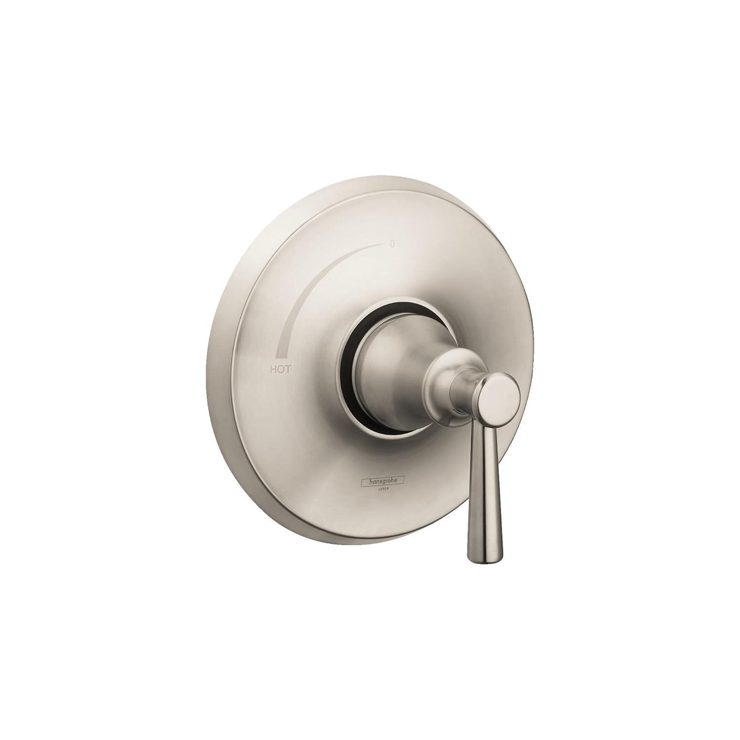 Hansgrohe Joleena Transitional 1-Handle 7-Inch Wide Pressure/ Shower Balance Valve Trim Only In Chrome, 04779000