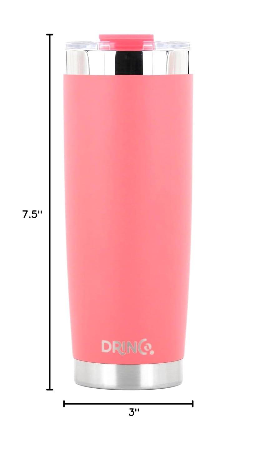 Drinco Drinco 20oz. Double Wall Insulated Stainless Steel Travel Tumbler