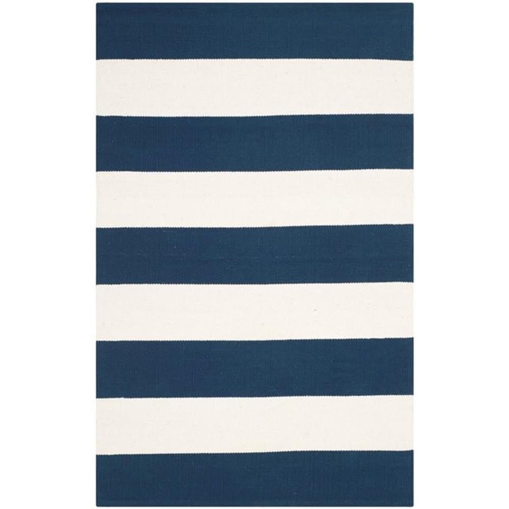 Montauk MTK712 Hand Woven Indoor Area Rug - Navy/Ivory - 10'x14' - Safavieh