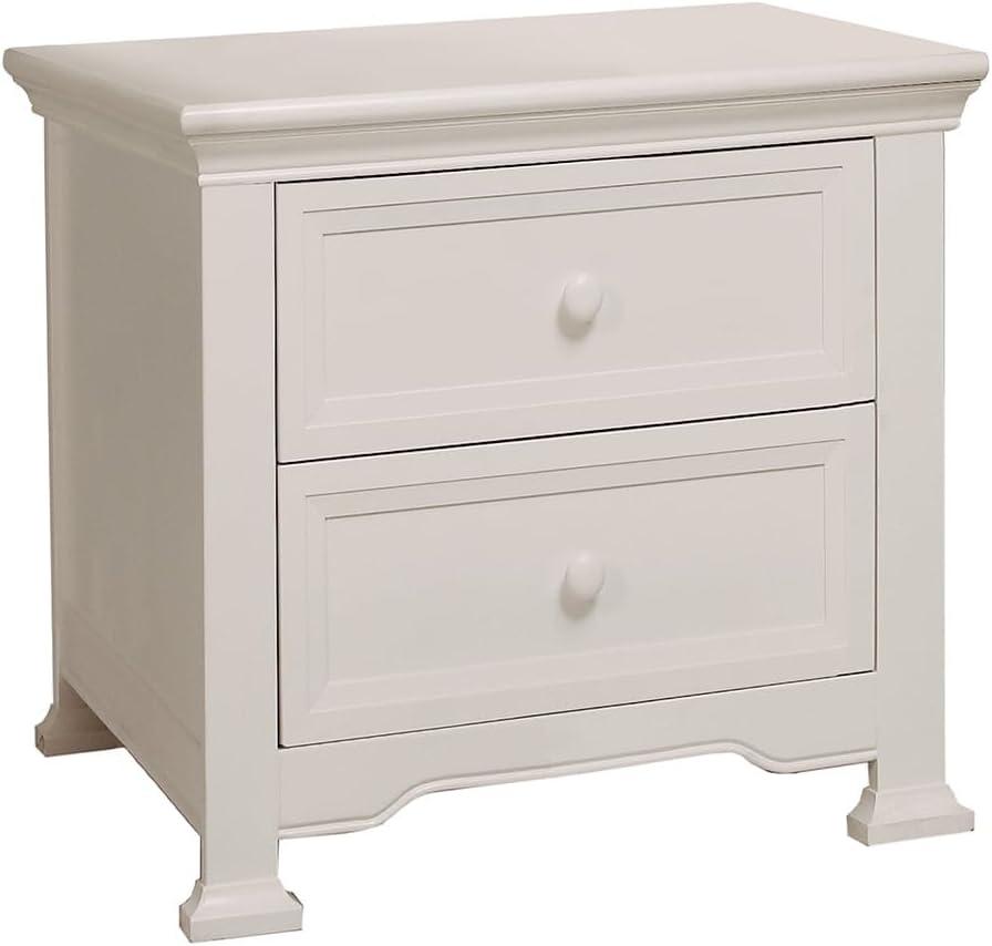 Centennial Medford 2 Drawer White Wooden Nightstand