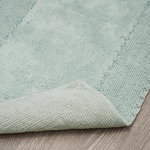 Laura Ashley Laura Ashley Ruffle 100% Cotton Bath Rugs