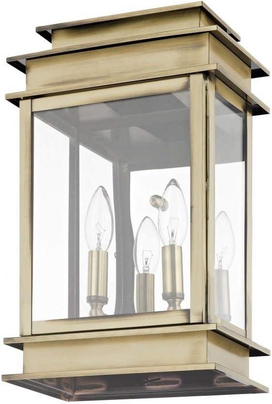 Livex Lighting Princeton 2 - Light Wall Light in  Antique Brass