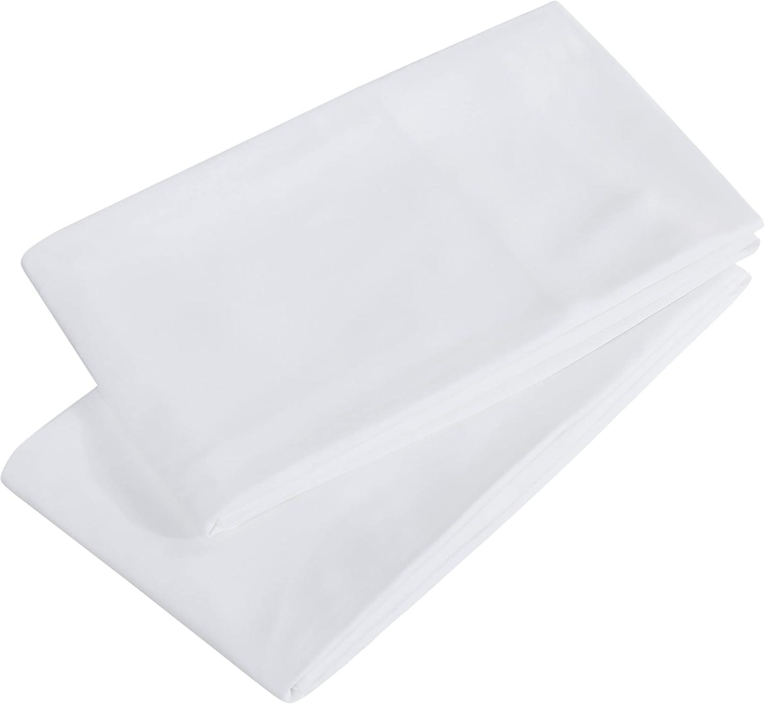 Coldest Bamboo King Pillowcases- Washable Cover Best for Breathable Cool Sleep Relief While Sleeping -Premium (Travel, White)