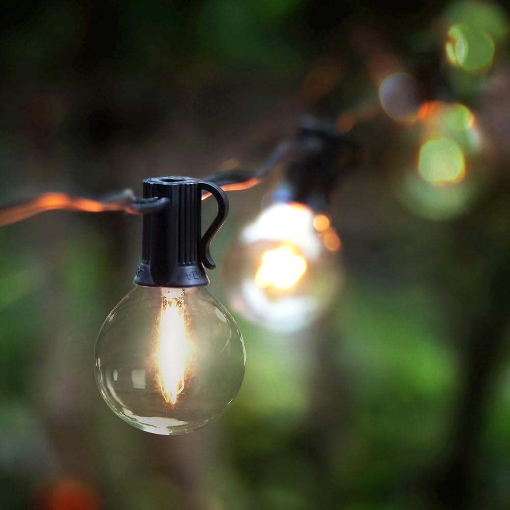 Brightech Ambience Pro 15pk 1-Watt 2700K G40 Dimmable E17 LED Vintage Edison LED Light Bulbs