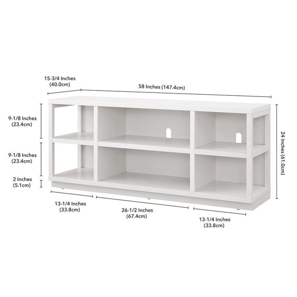 Henn&Hart 58" Gray Oak TV Stand