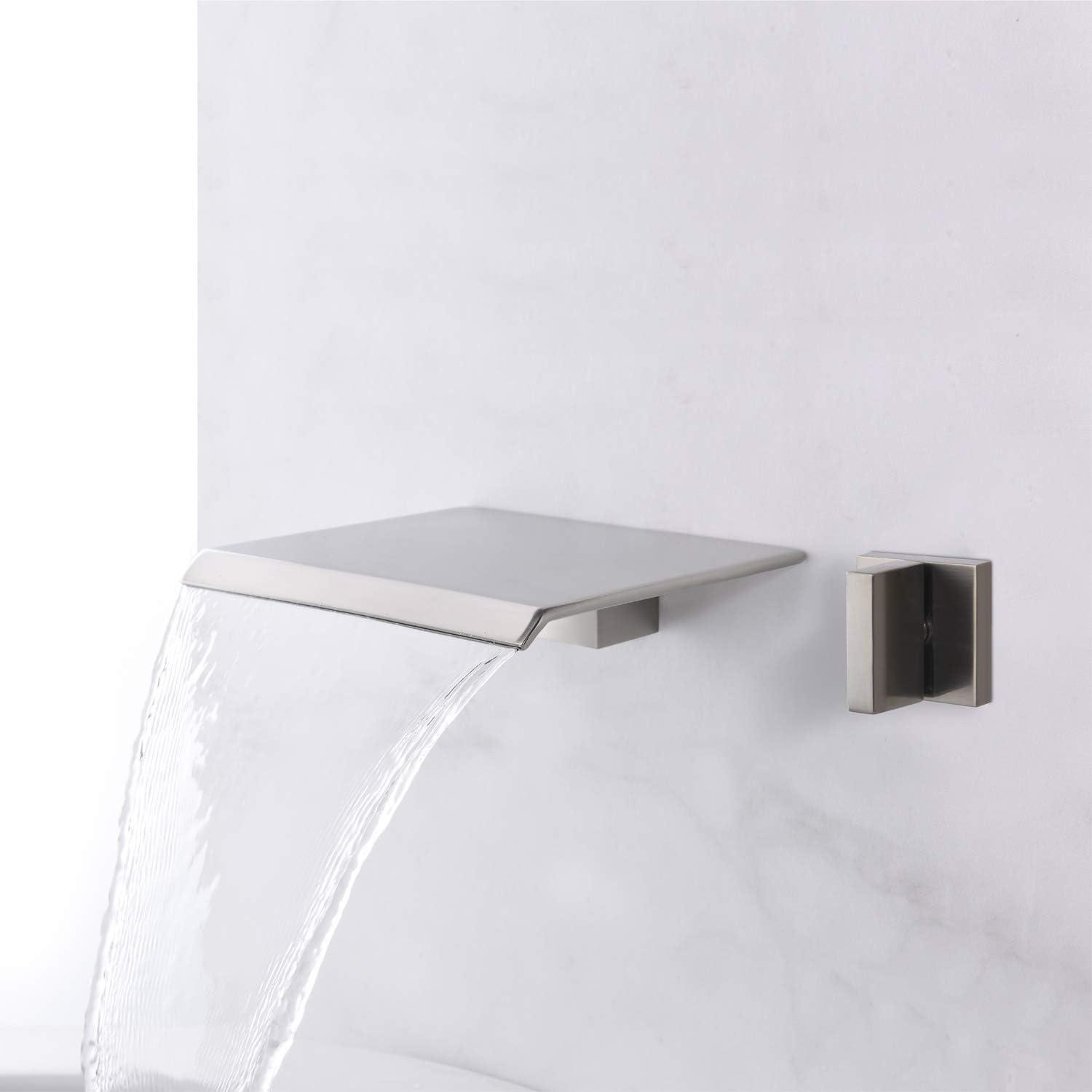 S2129XW-2140-2150 3 Handle Bathroom Waterfall Faucet with Diverter