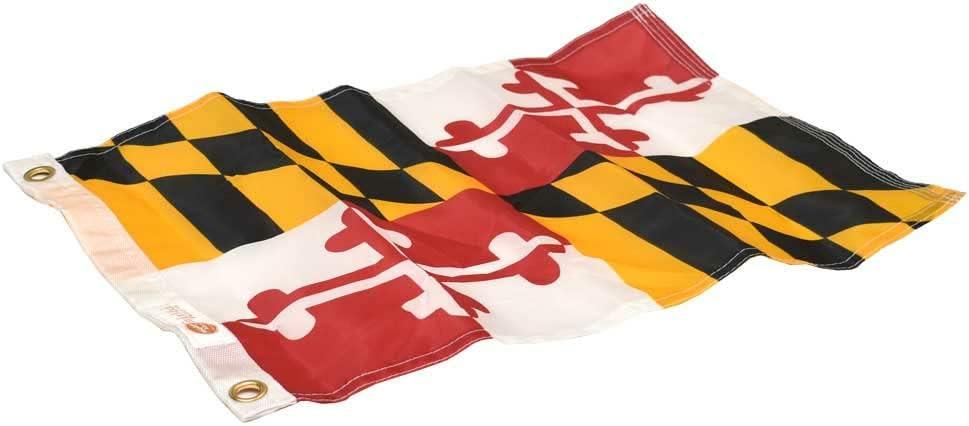 Taylor Made Boat Courtesy Flag 93106 | Maryland Red White Black Yellow