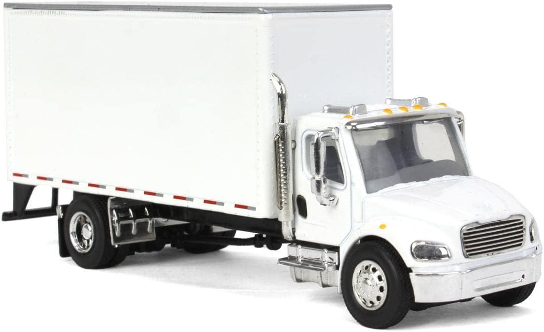 Spec Cast 1/64 Freightliner M2 Van Box Truck, Plain White 35501