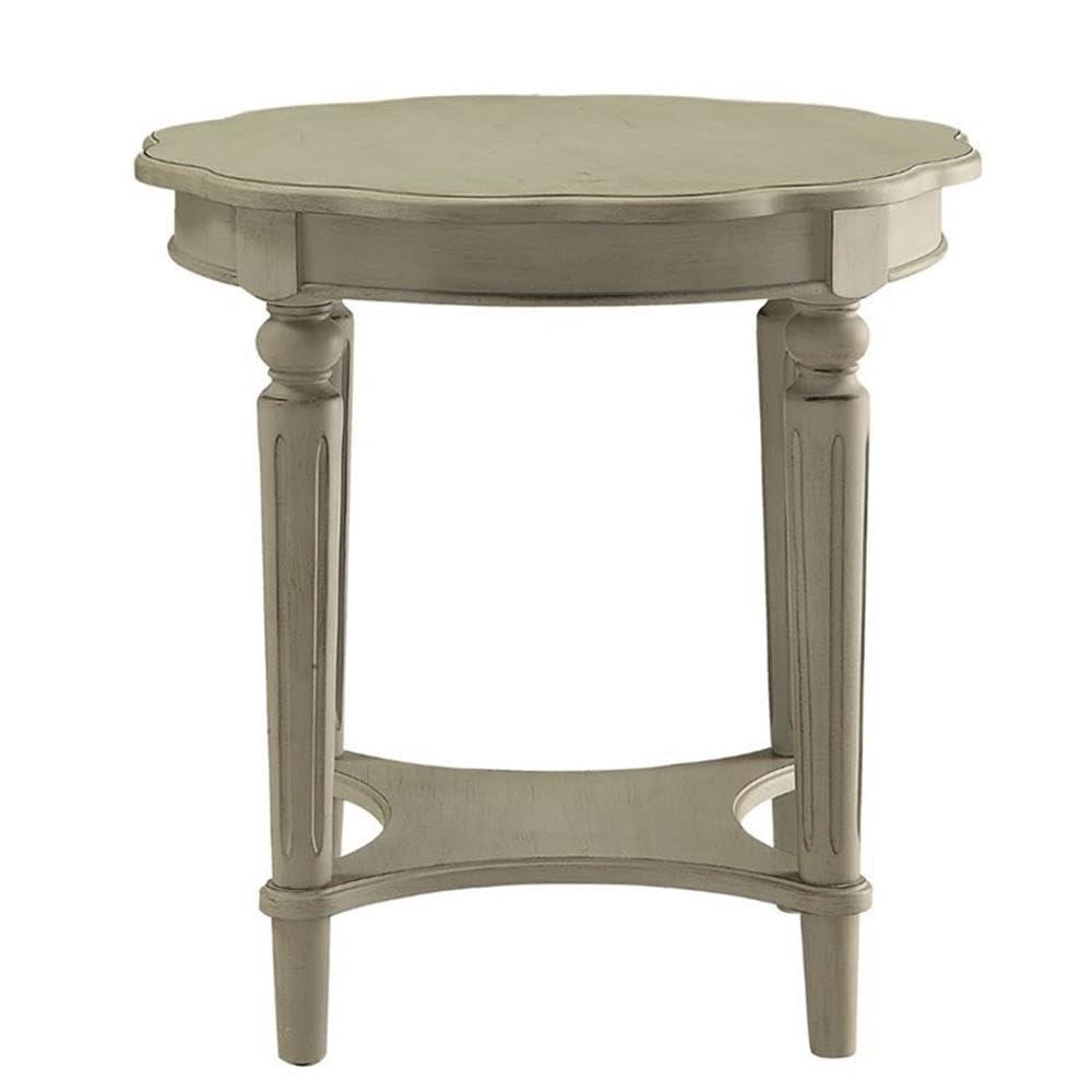 ACME Fordon End Table in Antique White
