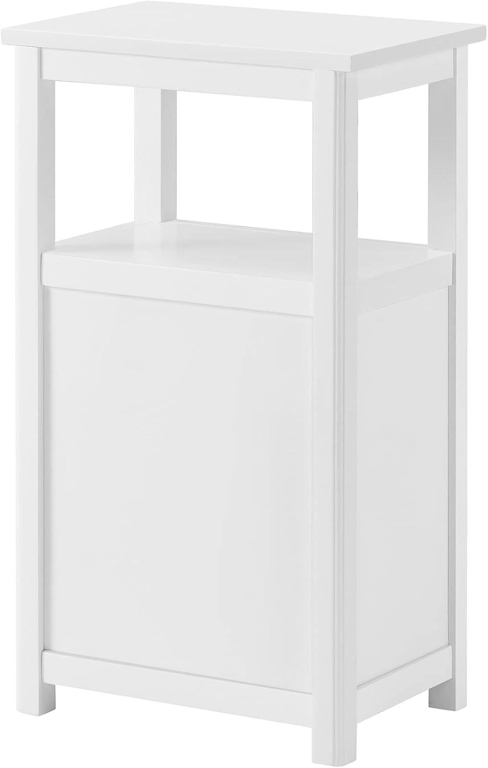 Rosalind Wheeler Hembree 17"W 58"H Traditional Style Free-Standing Bathroom Cabinet With Storage Hutch
