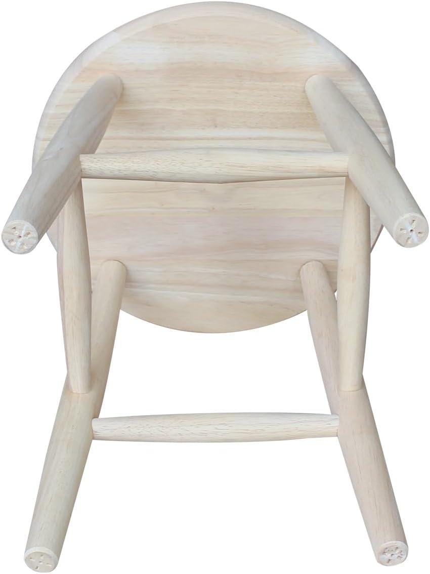 Jonathan Swivel Scooped Seat 18" Stool - Unfinished - International Concepts