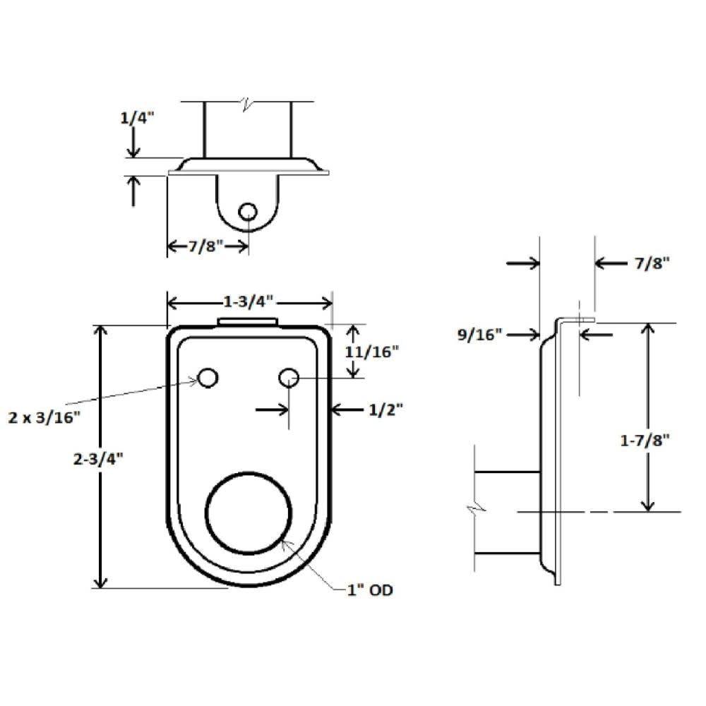 Design House Steel Adjustable 48" to 72" Closet Rod, White