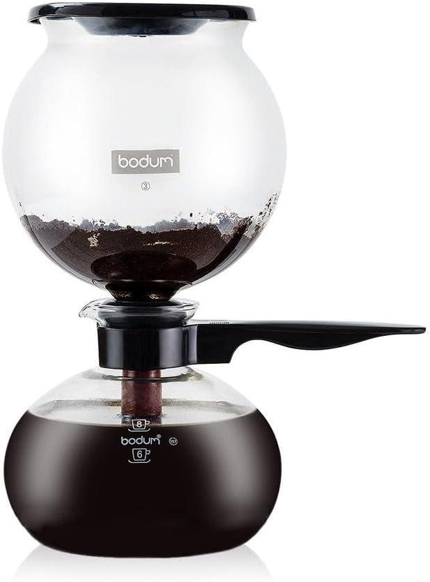 Bodum 34 oz Black Glass Vacuum Coffee Maker