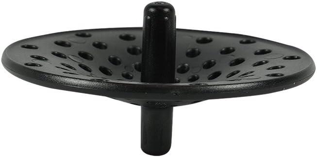 Daiosportswear Sink Strainer Kitchen Drain Household Black Stainless Steel Sink Filter Basket Sink Plug Vegetable Basin Water Blocking Accessories