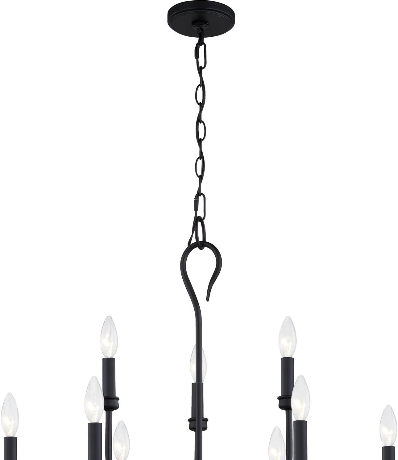 Quoizel Lighting  - Blanche - 9 Light Chandelier in Matte Black