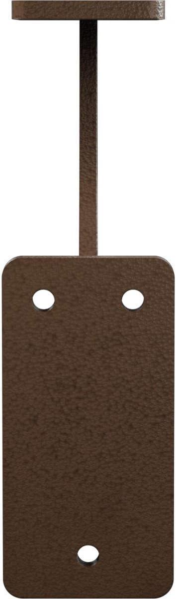 Ekena Millwork 2"W x 7"D x 7"H Bradford Steel Bracket, Hammered Brown