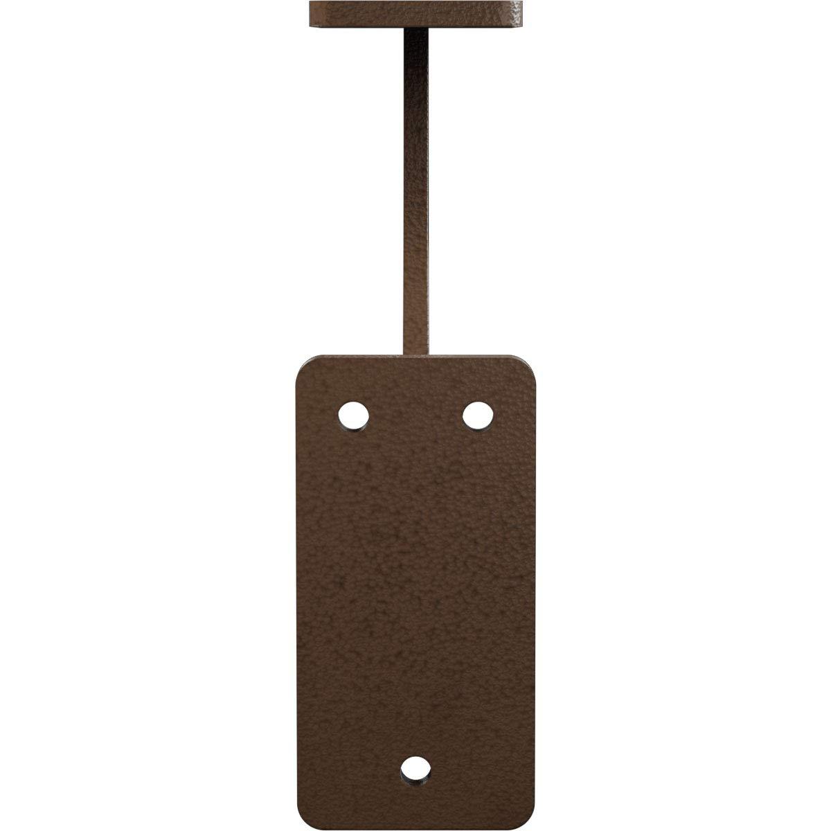 Ekena Millwork 2"W x 7"D x 7"H Bradford Steel Bracket, Hammered Brown