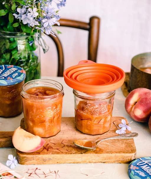 Le Parfait Jam Pot - 324ml Faceted French Working Glass w/Snap Cover, 11oz (Pack of 6)