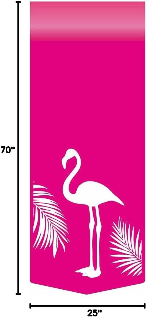 Vandue California Sun Deluxe Oversized Unsinkable Foam Cushion Pool Float (Pink Flamingo)