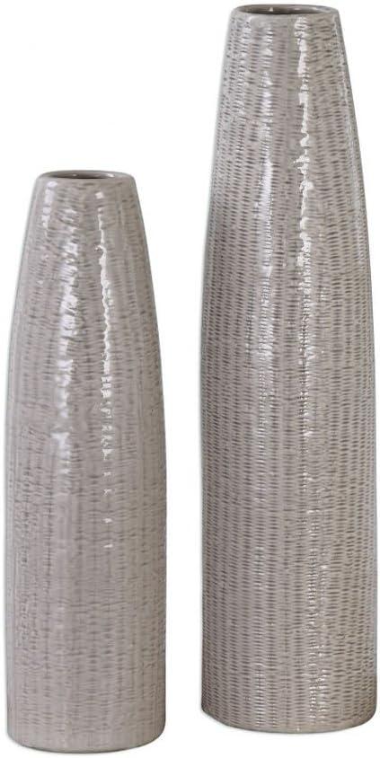 Henning Decorative Vases (Set of 2) - Gray