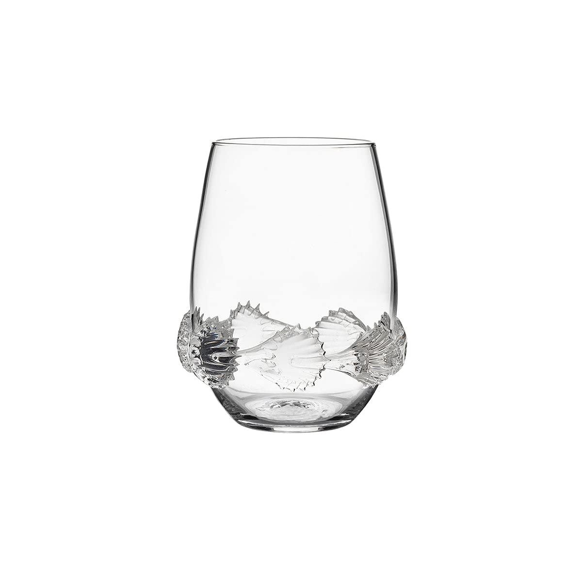 Juliska Heritage 12 oz. Stemless Wine Glass Assorted (Set of 4)