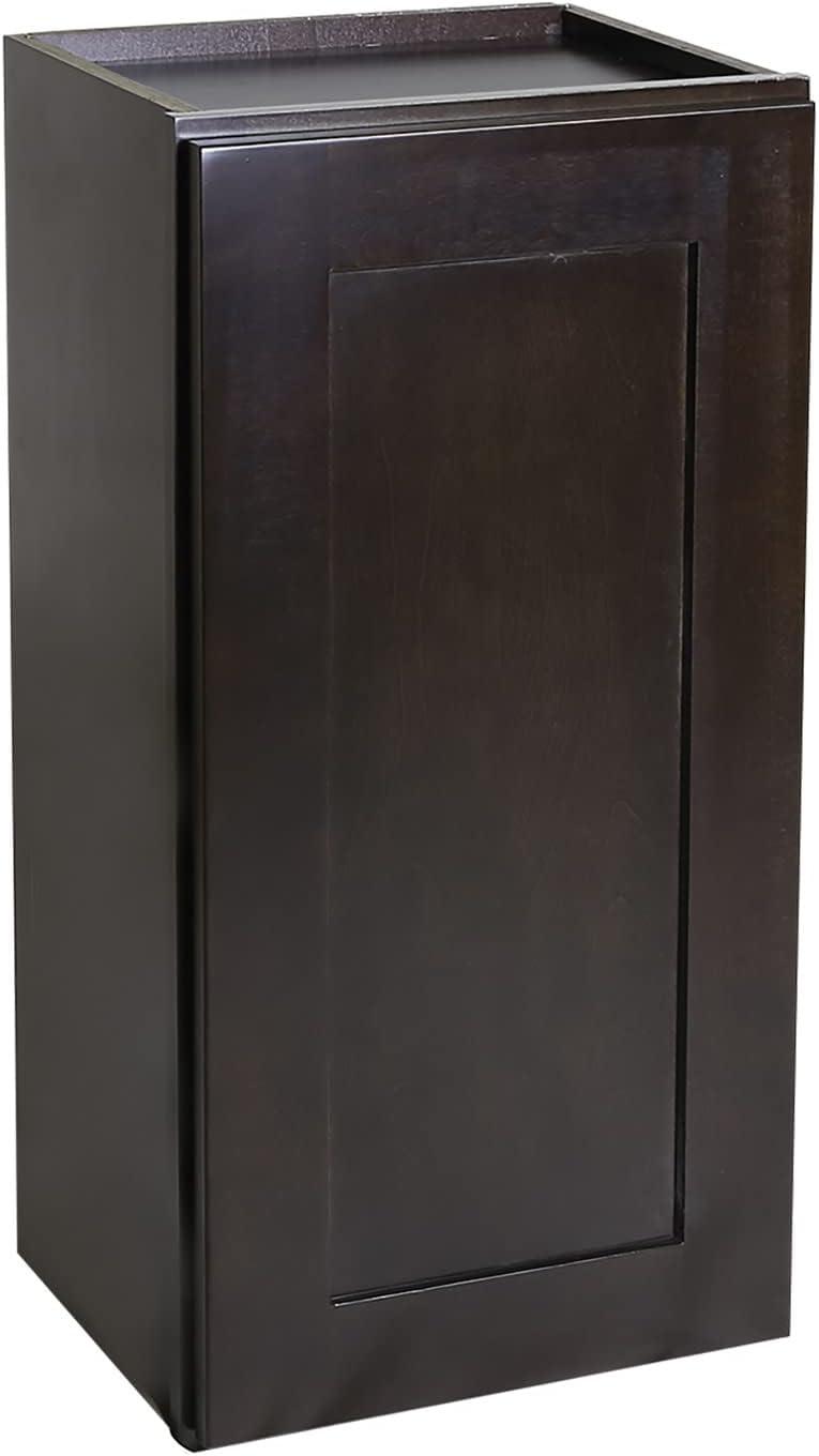 Design House Brookings Wall Cabinet in Espresso, 9-inch by 36-inch by 12-inch