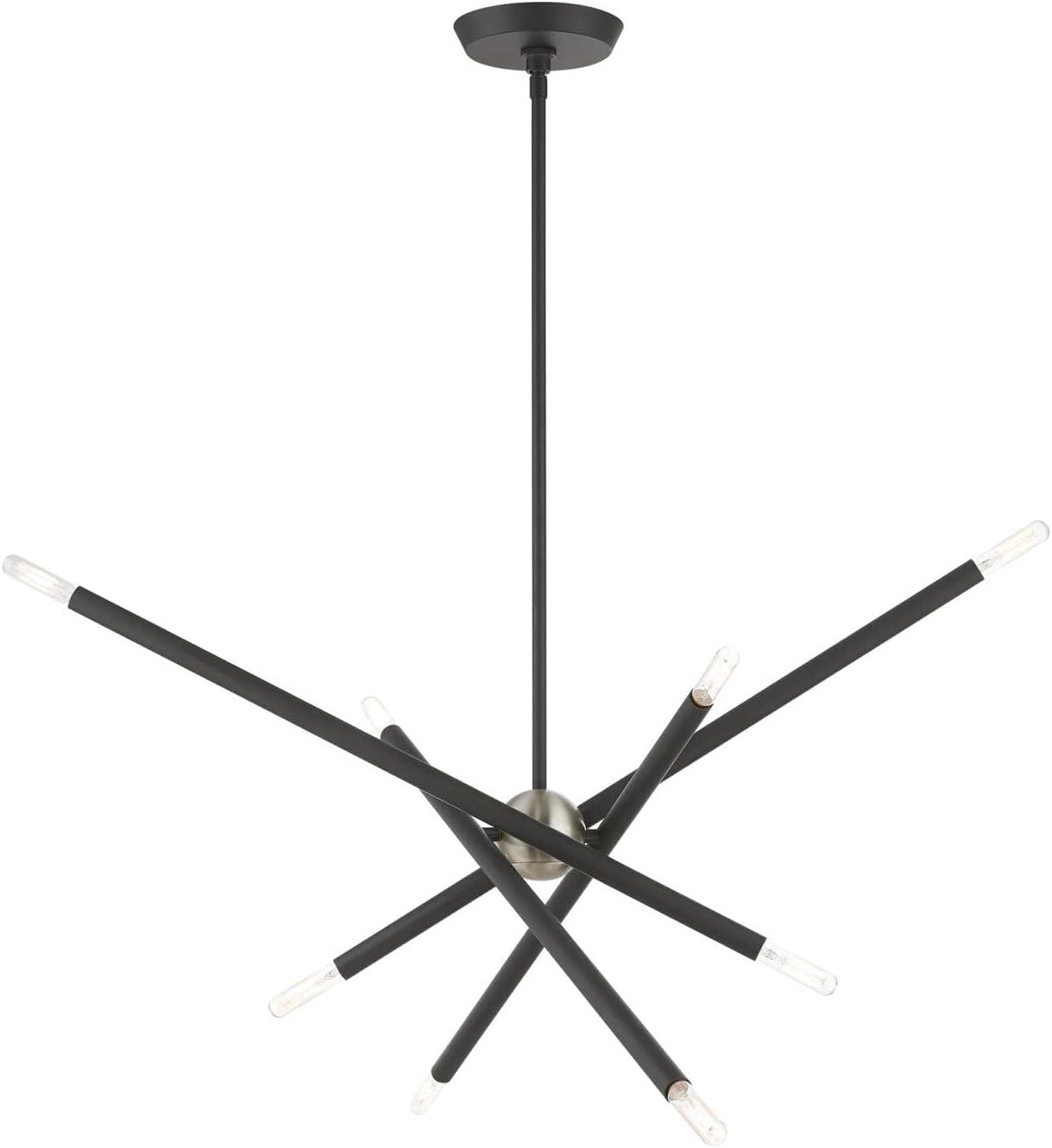 Livex Lighting Soho 8 - Light Chandelier in  Scandinavian Gray